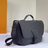 Männer Messenger Bag Designer Schulter Stil Taschen weiche Ledertasche schwarze Blume Handtasche Geldbörse Umhängetaschen 2024