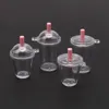 Sieraden Componenten 10 Stuks Mini Frappuccino Kopje Koffiekopje Poppenhuis Miniatuur Simulatie Plastic Cake Cream Cups Sleutelhanger Making264S