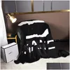 Blankets Sable Fur Thick Blanket Flannel Traveling-Rug Heavy Weight Big Brand Couple Er Gift Quality Drop Delivery Home Garden Textile Ot6Lq