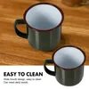 Mugs Vintage S Glass Water Cup Pot Mug Iron Tass Durable Small For Home Restaurant