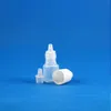 100pcs 2ml ldpe peプラスチック製のドロッパーボトルを改ざんされたプラスチックキャップ