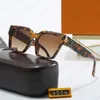 Designer-Sonnenbrille mit Buchstaben, für Herren, quadratisch, für Damen, Seniorenbrille, Adumbral, Outdoor-Fahrbrille