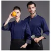 Autres vêtements Vêtements de chef à manches longues Uniforme Restaurant Cuisine Cuisson Manteau de chef pour hommes Vestes de travail de serveur Uniforme professionnel Salopette