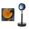 Vloerlampen USB Zonsonderganglamp Projector Sfeerlichtbalk Sfeerstandaard Kleurrijke slaapkamerdecoratie Pography Gifts