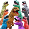 Mascottekostuums Volwassen Kinderen Dinosaurus Opblaasbare Kostuums Fancy Halloween Party Kostuum Grappige Cartoon Carnival183j