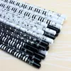 36pcs Musical Note Pencil 2B Standard Round Pencils Piano Notes Writing Drawing Tool Stationery School Student Gift Drop Ship 240122