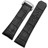 Genuine Leather Watch Band For Omega CONSTELLATION Series Wristband Strap 23mm With Silver Clasp322G