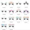 3D Crystal Sticker Face Sticker Music Festival Trendy Shiny Acrylic Drill Masquerade Face Decoration Temporary Tattoo Sticker ZZ