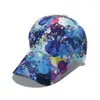 Casquettes de balle 2024 printemps et été chapeau de soleil décontracté tendance hip hop couleur graffiti peint hommes femmes chapeaux de baseball réglables gorras