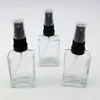 12 stks 1 oz Parfum/Keulen Verstuiver Lege Hervulbare Glazen Fles Zwart Verzegelde Spuit 30 ml Ppgqd