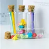 40ml Mini Bottle with Cork Stopper Tiny Empty Clear Glass Crafts Bottles Vials For Wedding Decoration Christmas Gifts 50pcs/lot Xwwru