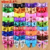 Hair Accessories 1000Pcs Wholesale Price 36 Colors 2 Inch Mini Glitter Sequin Bow Appliques Boutique Girls DIY Crafting Supplies