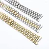 Bracelets de montre bande pour DATEJUST DAY-DATE OYSTERPERTUAL DATE bracelet en acier inoxydable accessoires 13 17 20 21mm Bracelet283c