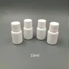 100pcs 10ml 10cc 10g pequenos recipientes de plástico frasco de comprimidos com tampas de vedação, frascos de remédios de comprimidos de plástico redondos brancos vazios Xsmbu Vcroq