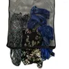 Sacs à linge panier durable nettoyage de chambre à coucher sac de rangement à domicile pliant suspendu vêtements sales portable sur la porte maille gain de place