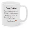 Valentines Day Gift Mugs for Mother Funny Mommy Xmas Holiday Birthday Presents Thanks For Being My Mom Gag Coffee Tea Cups 11 O T2340v