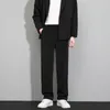 Pantalons pour hommes Hommes Coréen Modes Harem Large Jambe Joggers 2024 Hommes Noir Pantalon de survêtement en vrac Japon Style Pantalon droit