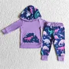 Vêtements Ensembles En Gros Enfant Camo Pull Enfant Pull Pull Outfit Enfants À Manches Longues Poche Pantalon En Coton Ensemble Assorti Garçon Fille