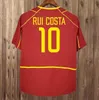 FIGO Retro voetbalshirts RONALDO 1998 1999 2010 2012 BOA MORTE 2002 2004 RUI COSTA FIGO NANI Klassieke voetbalshirts Camisetas de futbol Portugal Vintage