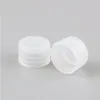 200 provette in plastica PE da 4 g 4 ml con tappo bianco Contenitore per campioni rigidi da laboratorio Fiale per imballaggio trasparenti Bottiglie per cosmetici da donna Twfcj