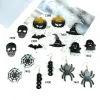 Equipments Halloween Mold Set Pumpkin Bat Ghost Earring Keychain Pendant Epoxy Resin Molds DIY Halloween Decoration Pendant Silicone Mold