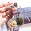 Korean Accessories Super Fairy Size Double Plush Loop Parent-child Hair Rope Ball Scalp Leather Cover