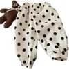 Trousers Cotton Children's Printed Summer Boys And Girls Casual Polka Dot Bear Cute Bloomers Toddler Baby Pants