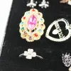 Ringe Diy Diamant Malerei Schmuck Box Mosaik Stickerei Kreuz Kits Ring Schmuck Aufbewahrungsbox für Freundin Geschenke