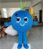 2014 Halloween Blueberry Mascot Costume Högkvalitativ anpassa Cartoon Foot Plush Anime Temakaraktär Vuxenstorlek Julkarneval