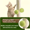 Cat Furniture Scratchers Scratching Post For Kitten Cute Green Leaves Posts With Sisal Rope Indoor Cats Tree Pet Products Drop Del Dheiv