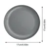 Plates Stainless Steel Camping Plate Lightweight Dinner Dish Large Capacity Round Hiking Backpacking Picnic Outdoor Tableware