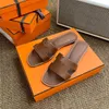 10a top quality Women Sandals Sliders Genuine Leather Slipper mens summer beach travel flat Casual Shoes Mule luxury Designers fashion low sandale size 35-46 With box