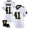 Saints de la Nouvelle-Orléans pour hommes, Kamara Derek Carr Michael Thomas White 2023 F.U.S.E.Maillot Legacy Vapor Ed 1987