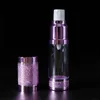 15ml 30ml 50ml Gold Pink Glitter Diamond Airless Vacuum Bottles Luxury Emulsion Lotion Fragrance Perfume Spray Bottle 10pcs/lot Akiit