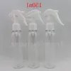 30 X 150ML short small mouse trigger sprayer pump clear bottles, 150cc empty transparent spray trigger plastic container Egkhe