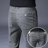 Zimowe męskie spodnie zagęszcza się pieprzenia mężczyzn cztery sezony biznesowe spodnie męskie ubranie męskie proste swobodne spodnie haremowe Rozmiar 38 240122
