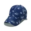 Boll Caps 2024 Trend Versatile Sunshade Hip Hat Men's and Women's Street Skull Printed Justerbara Casual Baseball Hats Gorras Hombre