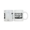 Tazza tazza da caffè con Dunder Mifflin The Office-Worlds Boss 11 oz Divertente caffè in ceramica, tè, cacao, tazza, regalo unico per ufficio T200104208F
