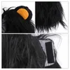 Costumes de chat costume mignon lion mane chapeau pour les petits chats chiens fête cosplay couvre-coussins habille des animaux de compagnie accessoires