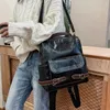 Mochilas escolares para mujer, morral grande de viaje, bolso de cuero PU, bolso escolar para niñas y mujeres