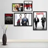 Paintings TV Series Suits Posters Wall Art Decor Picture Modern Home Room Decoration Quality Canvas Painting More Size Customizable