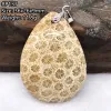 Legering Top Natuurlijke Witte Chrysant Kostbare Koraal Hanger Sieraden Voor Vrouwen Mannen Healing Gift Kristal Zilveren Kralen Edelsteen AAAAA