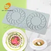 Moldes de cozimento 5 estilo design anular silicone bolo laço molde ferramenta de decoração borda decoração cozinha bakeware