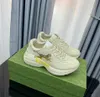 2024 NOWOŚĆ PROJEKTOWANYCH MĘŻCZYZN BUTY Kobiety Rhyton Vintage Casual Buty Męskie Sneaker Fashion Damskie But Platforma Sports Treners Mysz Wave Fael Tiger Web z pudełkiem 34-45