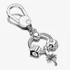 100% 925 Sterling Argent Porte-clés Moments Petit Sac Charm Titulaire Coffret Cadeau Fit Original Charms Européens Dangle Pendentif Mode Wom199t