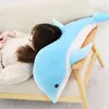 1 st 160 cm Big Size Kawaii Dolphin Plush Toys Lovely Fyled Soft Animal Pillow Dolls For Children Girls Sleeping Cushion Gift 240123