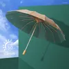 Parasol składany parasol wiatrówek 16 kości złoty klej ochrona słońca UV cień mężczyzn i kobiet słoneczny deszczowy