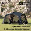 Tents And Shelters 8-10person Camping Dome Outdoor Tarp Round Garden Big Canopy Beach Awning Waterproof Tent Family Picnic Pergola