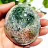 Figurki dekoracyjne Ocean Kamienny Jasper Palm Duchowa medytacja Uzdrowienie Feng Shui Crystal Room Dekoracja