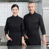 Others Apparel Long Sleeved Autumn Winter Hotel Chef Uniforms Catering Tooling Canteen Back Kitchen Restaurant Clothing Restaurant Hot Pot